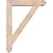 Ekena Millwork Traditional Arts and Crafts Smooth Bracket w/ Offset Brace, Douglas Fir, 5 1/2"W x 26"D x 34"H BKT0604X26X34TRA03SDF - alternate 4